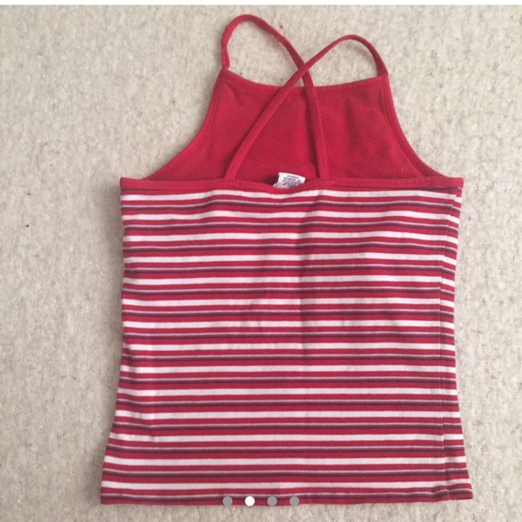 🍒 Vintage A&F Striped Halter XS - Picture 2 of 5